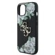 Apple iPhone 15 Kılıf Guess Orjinal Lisanslı Gül Baskılı Büyük Metal Logo Dizaynlı Kapak Apple iPhone 15 Kılıf Guess Orjinal Lisanslı Gül Baskılı Büyük Metal Logo Dizaynlı Kapak