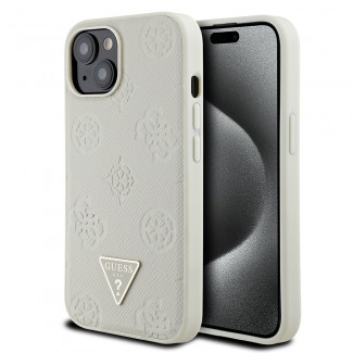 Apple iPhone 15 Kılıf Guess Orjinal Lisanslı M-safe Şarj Özellikli Sıcak Baskılı Üçgen Logolu PU Deri Peony Kapak Apple iPhone 15 Kılıf Guess Orjinal Lisanslı M-safe Şarj Özellikli Sıcak Baskılı Üçgen Logolu PU Deri Peony Kapak