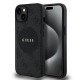 Apple iPhone 15 Kılıf Guess Orjinal Lisanslı M-safe Şarj Özellikli Yazı Logolu Circle Classic Kapak Apple iPhone 15 Kılıf Guess Orjinal Lisanslı M-safe Şarj Özellikli Yazı Logolu Circle Classic Kapak