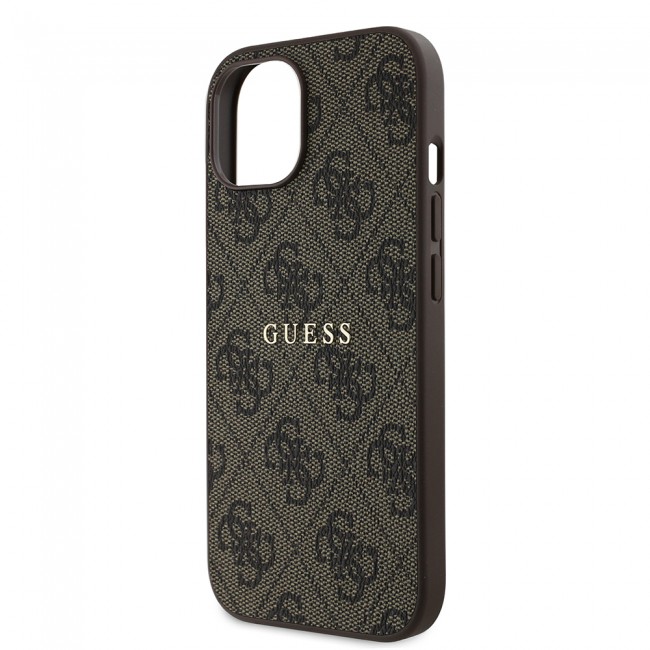 Apple iPhone 15 Kılıf Guess Orjinal Lisanslı Magsafe Şarj Özellikli 4G Desen Yazı Logolu Kapak Apple iPhone 15 Kılıf Guess Orjinal Lisanslı Magsafe Şarj Özellikli 4G Desen Yazı Logolu Kapak