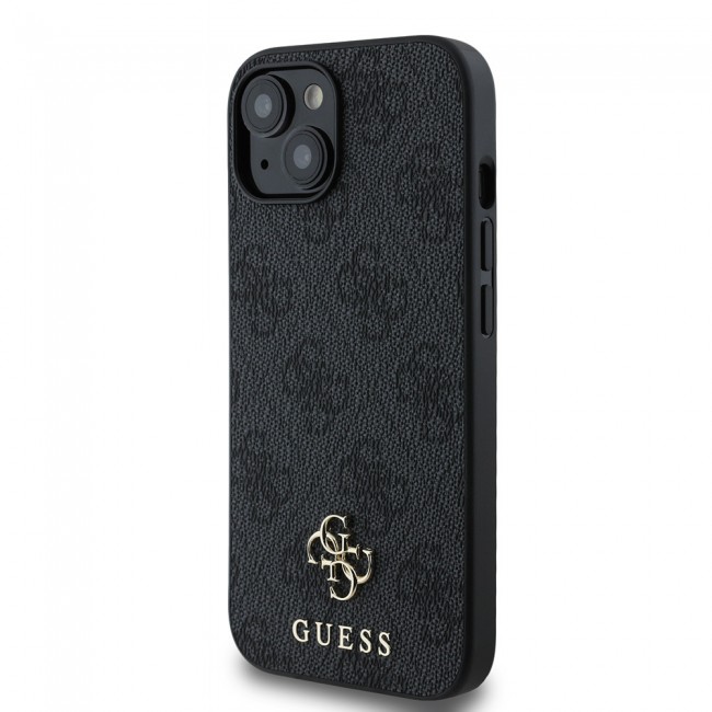 Apple iPhone 15 Kılıf Guess Orjinal Lisanslı Magsafe Şarj Özellikli Small 4G Classic Kapak Apple iPhone 15 Kılıf Guess Orjinal Lisanslı Magsafe Şarj Özellikli Small 4G Classic Kapak