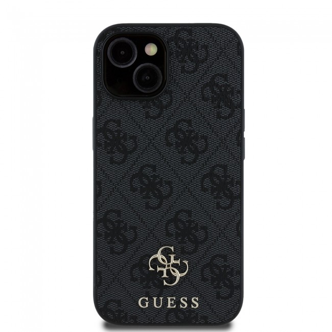 Apple iPhone 15 Kılıf Guess Orjinal Lisanslı Magsafe Şarj Özellikli Small 4G Classic Kapak Apple iPhone 15 Kılıf Guess Orjinal Lisanslı Magsafe Şarj Özellikli Small 4G Classic Kapak