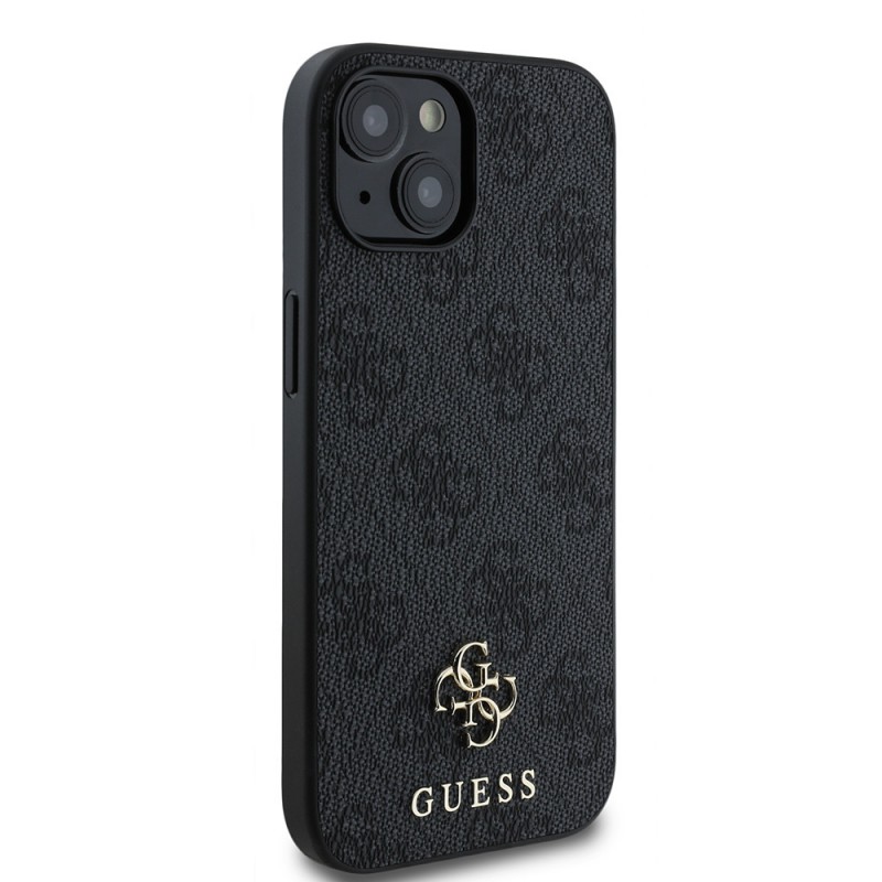 Bal-z Apple iPhone 15 Kılıf Guess Orjinal Lisanslı M-safe Şarj Özellikli Small 4G Classic Kapak