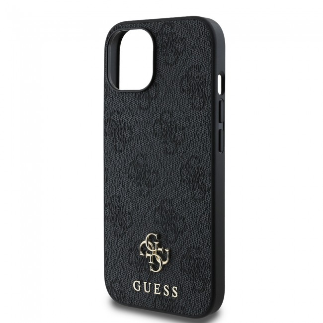 Apple iPhone 15 Kılıf Guess Orjinal Lisanslı Magsafe Şarj Özellikli Small 4G Classic Kapak Apple iPhone 15 Kılıf Guess Orjinal Lisanslı Magsafe Şarj Özellikli Small 4G Classic Kapak