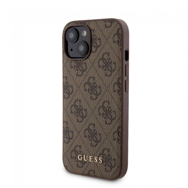 Apple iPhone 15 Kılıf Guess Orjinal Lisanslı Magsafe Şarj Özellikli Yazı Logolu 4G Desenli Kapak + Powerbank 5000mAh 2in1 Set Apple iPhone 15 Kılıf Guess Orjinal Lisanslı Magsafe Şarj Özellikli Yazı Logolu 4G Desenli Kapak + Powerbank 5000mAh 2in1 Set