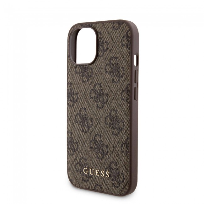 Apple iPhone 15 Kılıf Guess Orjinal Lisanslı Magsafe Şarj Özellikli Yazı Logolu 4G Desenli Kapak + Powerbank 5000mAh 2in1 Set Apple iPhone 15 Kılıf Guess Orjinal Lisanslı Magsafe Şarj Özellikli Yazı Logolu 4G Desenli Kapak + Powerbank 5000mAh 2in1 Set