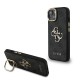 Apple iPhone 15 Kılıf Guess Orjinal Lisanslı PU Deri 4G Desenli Metal Büyük 4G ve Yazı Logolu Kamera Standlı Kapak Apple iPhone 15 Kılıf Guess Orjinal Lisanslı PU Deri 4G Desenli Metal Büyük 4G ve Yazı Logolu Kamera Standlı Kapak