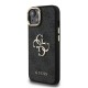 Apple iPhone 15 Kılıf Guess Orjinal Lisanslı PU Deri 4G Desenli Metal Büyük 4G ve Yazı Logolu Kamera Standlı Kapak Apple iPhone 15 Kılıf Guess Orjinal Lisanslı PU Deri 4G Desenli Metal Büyük 4G ve Yazı Logolu Kamera Standlı Kapak