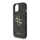 Apple iPhone 15 Kılıf Guess Orjinal Lisanslı PU Deri Bilek Askı İpli Metal Büyük 4G ve Yazı Logolu Kapak