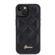 Apple iPhone 15 Kılıf Guess Orjinal Lisanslı PU Deri Metal Yazı Logolu Kapitone Kapak Apple iPhone 15 Kılıf Guess Orjinal Lisanslı PU Deri Metal Yazı Logolu Kapitone Kapak