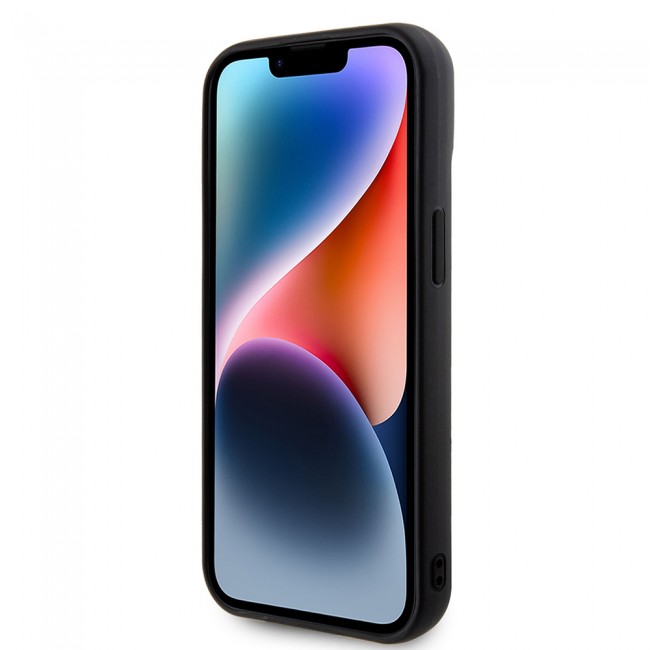 Apple iPhone 15 Kılıf Guess Orjinal Lisanslı PU Deri Metal Yazı Logolu Kapitone Kapak Apple iPhone 15 Kılıf Guess Orjinal Lisanslı PU Deri Metal Yazı Logolu Kapitone Kapak
