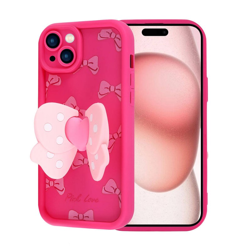 Bal-z Apple iPhone 15 Kılıf Kamera Korumalı Figür Tasarımlı  Kapya Kapak