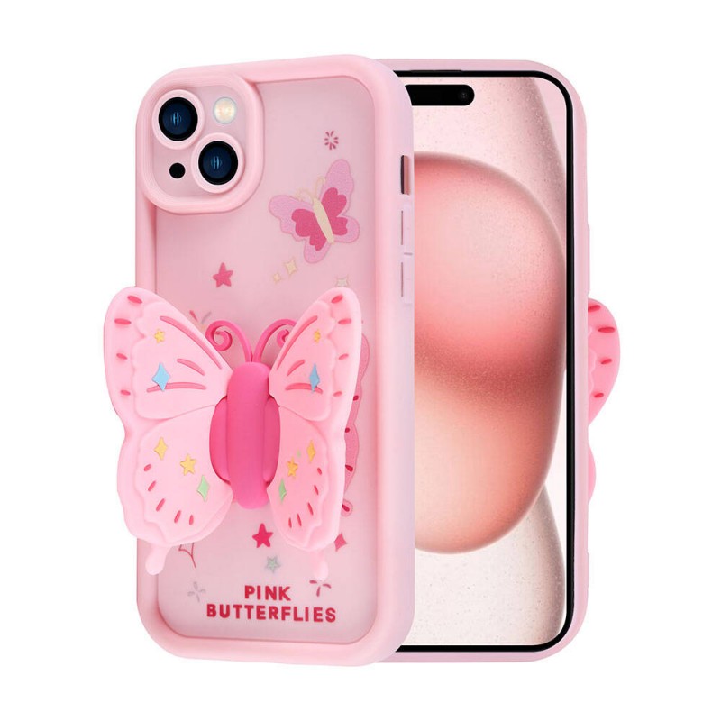 Bal-z Apple iPhone 15 Kılıf Kamera Korumalı Figür Tasarımlı  Kapya Kapak