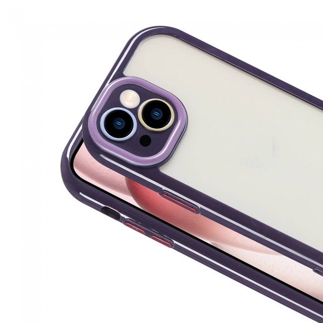 Apple iPhone 15 Kılıf Kamera Korumalı Renkli Kenar ve Çerçeve Tasarımlı Zore Vitamin Kapak Apple iPhone 15 Kılıf Kamera Korumalı Renkli Kenar ve Çerçeve Tasarımlı Zore Vitamin Kapak