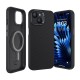 Apple iPhone 15 Kılıf Karbon Fiber Magsafe Şarj Özellikli Benks Hybrid ArmorPro 600D Kevlar Kapak Apple iPhone 15 Kılıf Karbon Fiber Magsafe Şarj Özellikli Benks Hybrid ArmorPro 600D Kevlar Kapak
