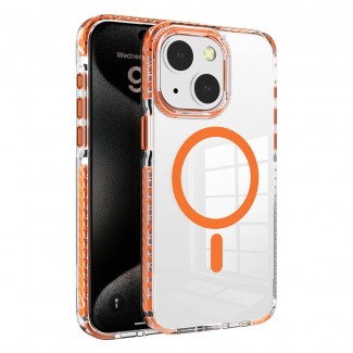 Apple iPhone 15 Kılıf M-safe Şarj Özellikli Airbagli Takılabilir Askı Aparatlı Zore Nana Kapak Apple iPhone 15 Kılıf M-safe Şarj Özellikli Airbagli Takılabilir Askı Aparatlı Zore Nana Kapak