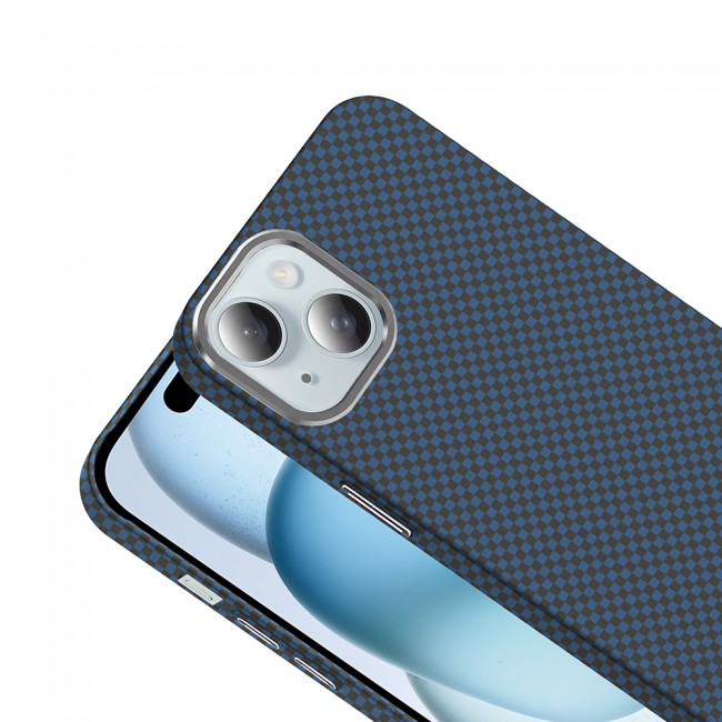 Apple iPhone 15 Kılıf M-safe Şarj Özellikli Karbon Fiber Görünümlü Zore Gros Kapak Apple iPhone 15 Kılıf M-safe Şarj Özellikli Karbon Fiber Görünümlü Zore Gros Kapak