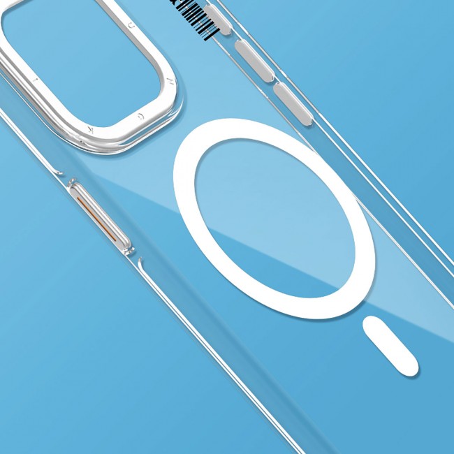 Apple iPhone 15 Kılıf Magsafe Şarj Özellikli Şeffaf Youngkit Crystal Shield Serisi Kapak Apple iPhone 15 Kılıf Magsafe Şarj Özellikli Şeffaf Youngkit Crystal Shield Serisi Kapak