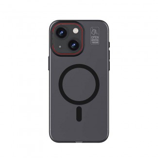Apple iPhone 15 Kılıf M-safe Şarj Özellikli Standlı Metal Kamera Çerçeveli Mat Recci Glaze Serisi Kapak Apple iPhone 15 Kılıf M-safe Şarj Özellikli Standlı Metal Kamera Çerçeveli Mat Recci Glaze Serisi Kapak