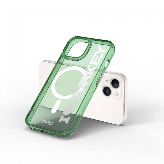 Apple iPhone 15 Kılıf Magsafe Şarj Özellikli Transparan Renk Geçişli Wiwu Turkey C Serisi Kapak Apple iPhone 15 Kılıf Magsafe Şarj Özellikli Transparan Renk Geçişli Wiwu Turkey C Serisi Kapak