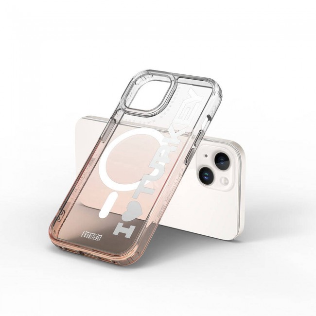 Apple iPhone 15 Kılıf Magsafe Şarj Özellikli Transparan Renk Geçişli Wiwu Turkey C Serisi Kapak Apple iPhone 15 Kılıf Magsafe Şarj Özellikli Transparan Renk Geçişli Wiwu Turkey C Serisi Kapak