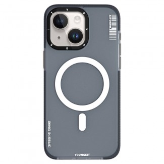 Apple iPhone 15 Kılıf M-safe Şarj Özellikli Youngkit Jiansha Serisi Kapak Apple iPhone 15 Kılıf M-safe Şarj Özellikli Youngkit Jiansha Serisi Kapak