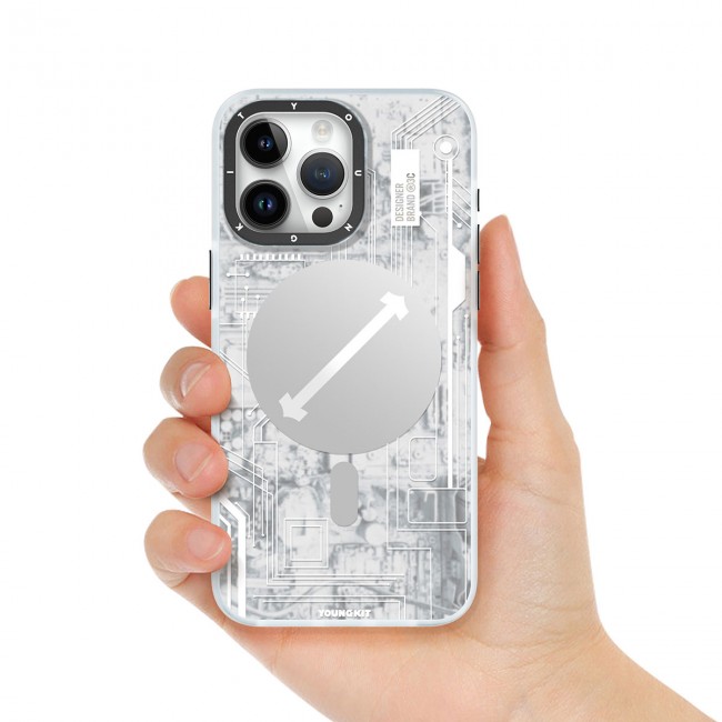 Apple iPhone 15 Kılıf Magsafe Şarj Özellikli YoungKit Technology Serisi Kapak Apple iPhone 15 Kılıf Magsafe Şarj Özellikli YoungKit Technology Serisi Kapak