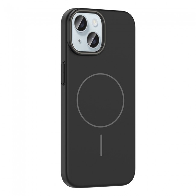 Apple iPhone 15 Kılıf M-safe Şarj Özellikli Zore Ruby Sert Kapak Apple iPhone 15 Kılıf M-safe Şarj Özellikli Zore Ruby Sert Kapak