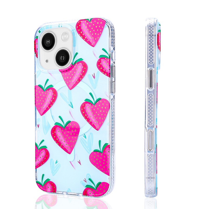 Bal-z Apple iPhone 15 Kılıf M-safe Şarj Özellikli Zore Stilo Kapak