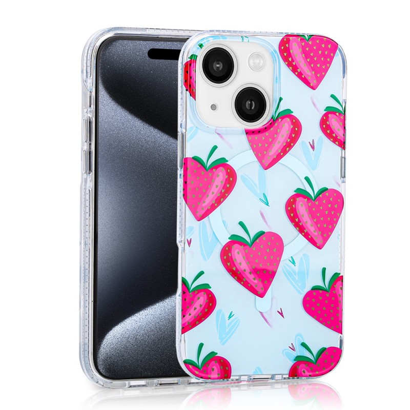 Bal-z Apple iPhone 15 Kılıf M-safe Şarj Özellikli Zore Stilo Kapak