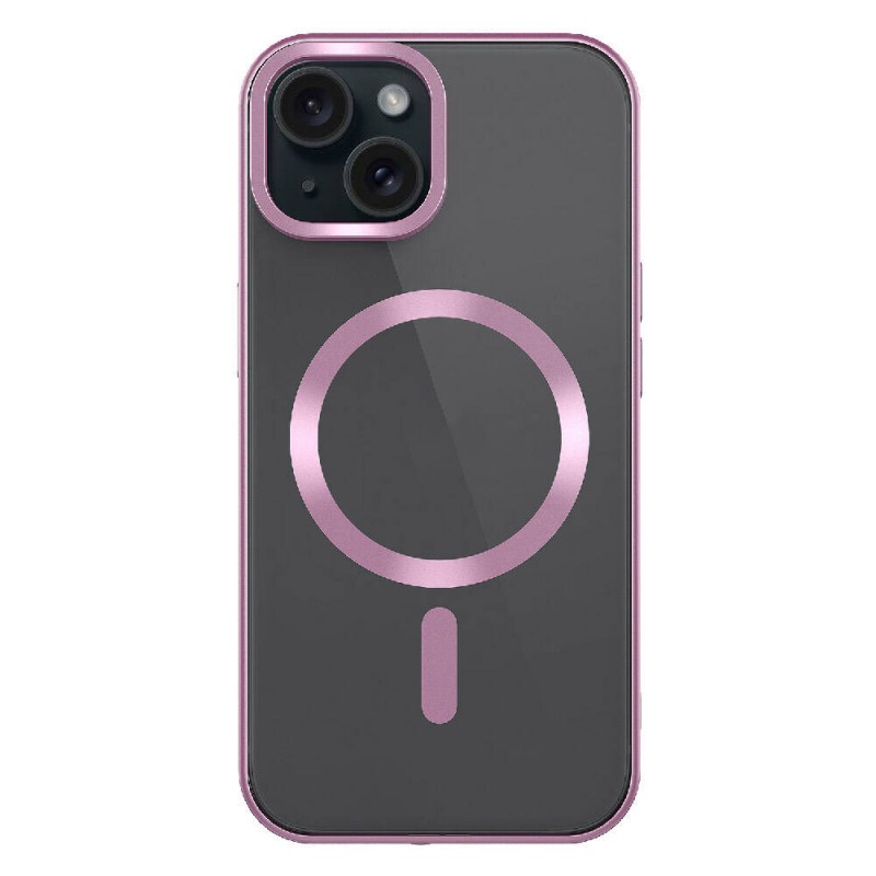 Bal-z Apple iPhone 15 Kılıf Mat Tasarımlı M-safe Wireless Şarj Özellikli  Mat Setro Kapak