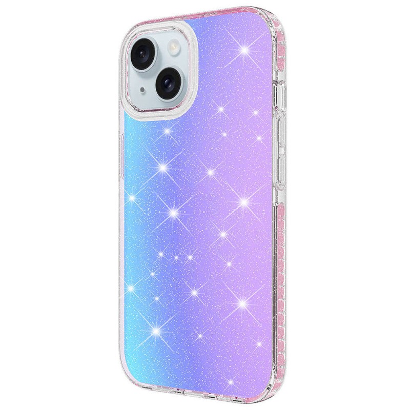 Bal-z Apple iPhone 15 Kılıf Parlak Renk Geçişli  Velle Kapak