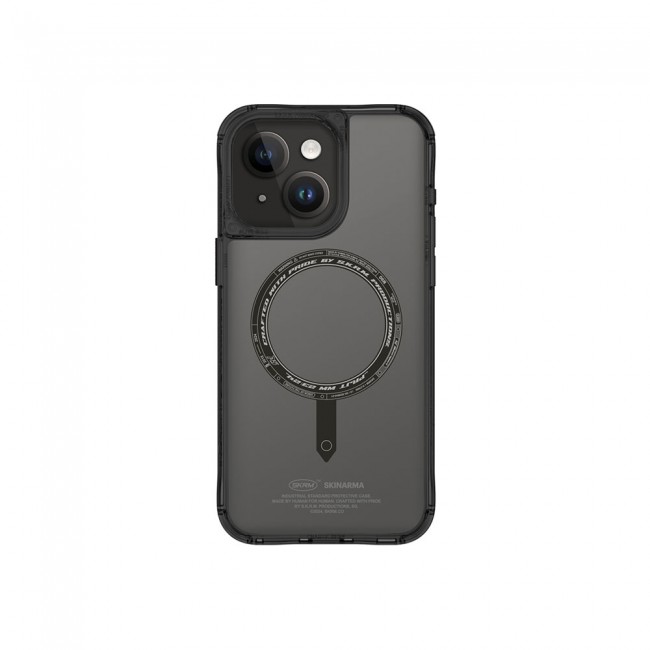 Apple iPhone 15 Kılıf SkinArma Şeffaf Airbag Tasarımlı Magsafe Şarj Özellikli Saido Kapak Apple iPhone 15 Kılıf SkinArma Şeffaf Airbag Tasarımlı Magsafe Şarj Özellikli Saido Kapak