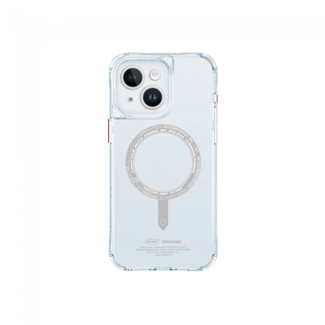 Apple iPhone 15 Kılıf SkinArma Şeffaf Airbag Tasarımlı Magsafe Şarj Özellikli Saido Kapak Apple iPhone 15 Kılıf SkinArma Şeffaf Airbag Tasarımlı Magsafe Şarj Özellikli Saido Kapak