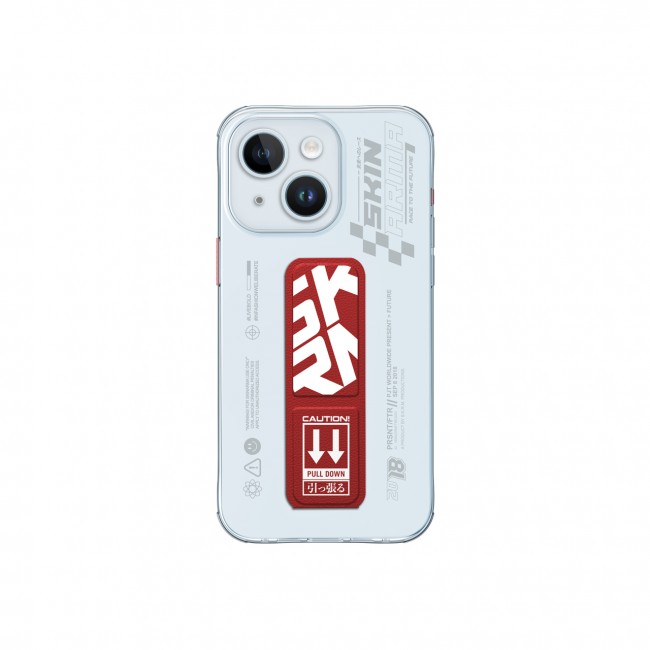 Apple iPhone 15 Kılıf SkinArma Standlı Şeffaf Tasarımlı Apex Kapak Apple iPhone 15 Kılıf SkinArma Standlı Şeffaf Tasarımlı Apex Kapak