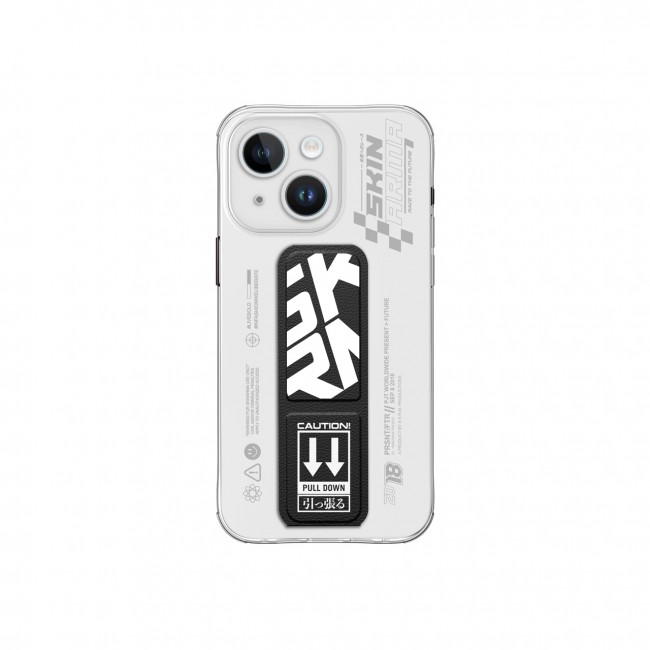 Apple iPhone 15 Kılıf SkinArma Standlı Şeffaf Tasarımlı Apex Kapak Apple iPhone 15 Kılıf SkinArma Standlı Şeffaf Tasarımlı Apex Kapak