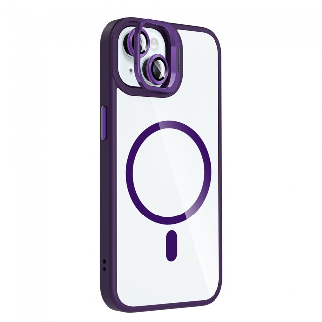 Apple iPhone 15 Kılıf Standlı ve Kamera Lens Hediyeli M-Safe Şarj Özellikli Zore Etro Kapak Apple iPhone 15 Kılıf Standlı ve Kamera Lens Hediyeli M-Safe Şarj Özellikli Zore Etro Kapak