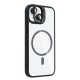 Apple iPhone 15 Kılıf Standlı ve Kamera Lens Hediyeli M-Safe Şarj Özellikli Zore Etro Kapak Apple iPhone 15 Kılıf Standlı ve Kamera Lens Hediyeli M-Safe Şarj Özellikli Zore Etro Kapak