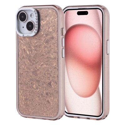 Bal-z Apple iPhone 15 Kılıf Taşlı Tasarımlı Zore Kapi Kapak