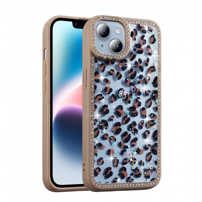 Apple iPhone 15 Kılıf Taşlı ve Simli Tasarım Zore Azra Kapak Apple iPhone 15 Kılıf Taşlı ve Simli Tasarım Zore Azra Kapak