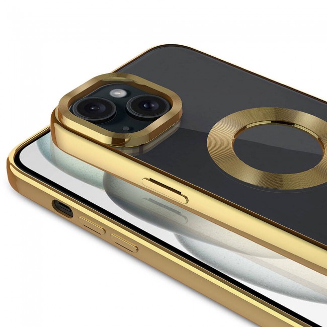 Apple iPhone 15 Kılıf Tek Kamera Çerçeveli Logo Gösteren Zore Omega Kapak Apple iPhone 15 Kılıf Tek Kamera Çerçeveli Logo Gösteren Zore Omega Kapak