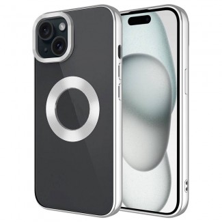 Apple iPhone 15 Kılıf Tek Kamera Çerçeveli Logo Gösteren Zore Omega Kapak Apple iPhone 15 Kılıf Tek Kamera Çerçeveli Logo Gösteren Zore Omega Kapak