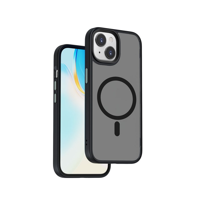 Bal-z Apple iPhone 15 Kılıf Wiwu FGG-011 M-safe Şarj Özellikli Kamera Korumalı Kapak