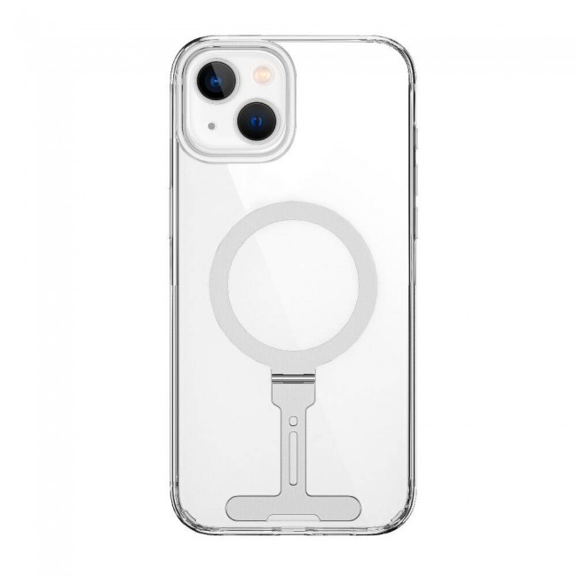 Apple iPhone 15 Kılıf Wiwu FYY-014 Magsafe Şarj Özellikli Alüminyum Alaşım Metal Standlı Şeffaf Kapak Apple iPhone 15 Kılıf Wiwu FYY-014 Magsafe Şarj Özellikli Alüminyum Alaşım Metal Standlı Şeffaf Kapak