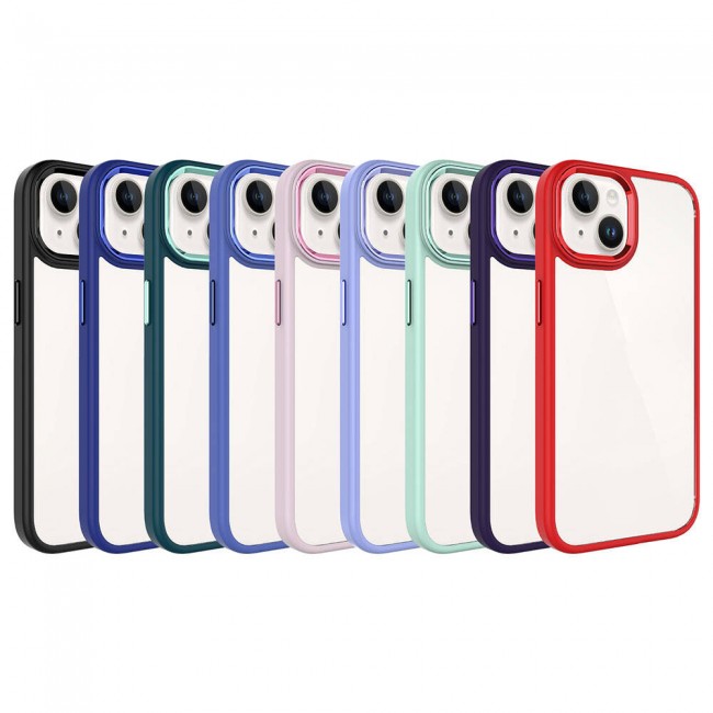 Apple iPhone 15 Kılıf Zore Krom Kapak Apple iPhone 15 Kılıf Zore Krom Kapak