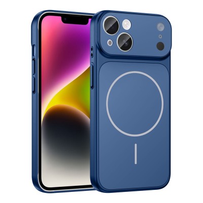 Bal-z Apple iPhone 15 Kılıf  M-Safe Şarj Özellikli Kamera Korumalı Formen Kapak