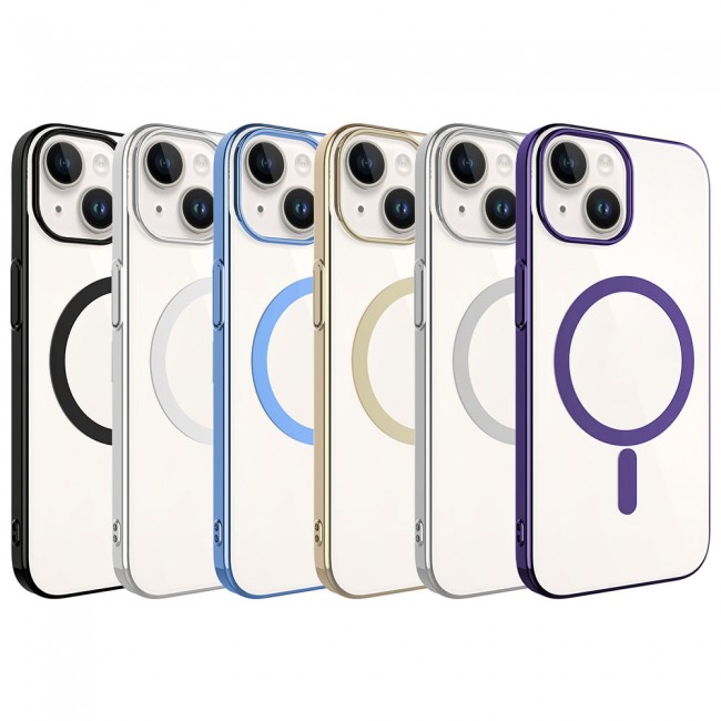 Apple iPhone 15 Kılıf Zore Wireless Şarj Özellikli Pixel Magsafe Kapak Apple iPhone 15 Kılıf Zore Wireless Şarj Özellikli Pixel Magsafe Kapak