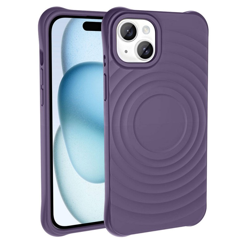 Bal-z Apple iPhone 15 M-safe Şarj Özellikli Airbagli Mat Görünümlü  Hepi Kapak