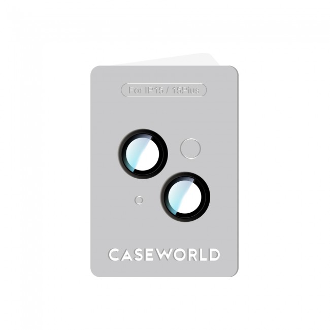 Apple iPhone 15 Plus CaseWorld Alloy Serisi Oleofobik Anti Reflective Kamera Lens Koruyucu