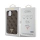 Apple iPhone 15 Plus Kılıf Guess Orjinal Lisanslı PU Deri Taşlı Üçgen Logo 4G Desenli Strass Kapak Apple iPhone 15 Plus Kılıf Guess Orjinal Lisanslı PU Deri Taşlı Üçgen Logo 4G Desenli Strass Kapak